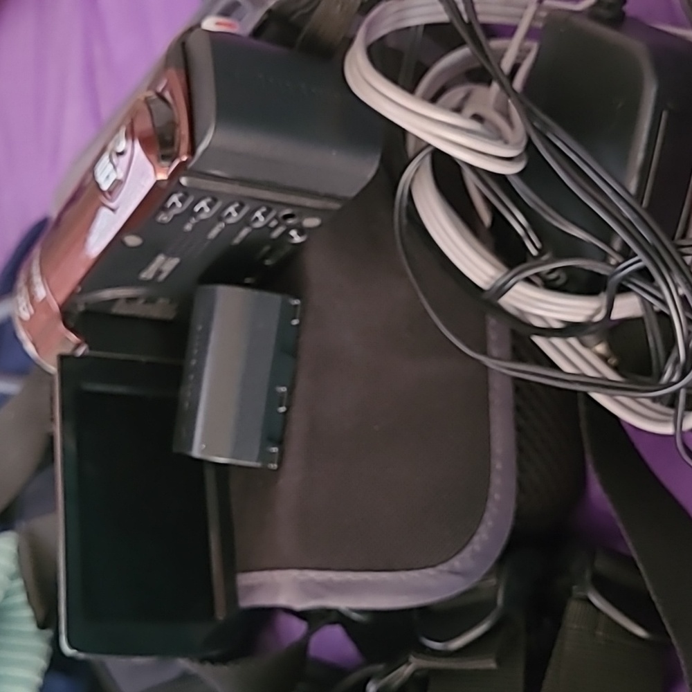 Mini camera plus cords